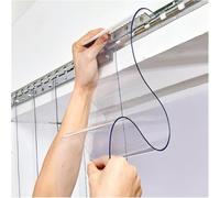 PVC Strip Door Curtain for Walk-in Cooler & Freezer Clear Vinyl Plastic Strips for Warehouse & Industrial Use 165x230cm (64.96x90.55in) Overlap 3cm - Ideal for Chillers & Butcher Areas