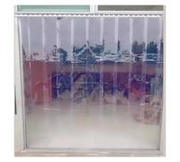 PVC Strip Door Curtain Kit Vinyl Kitchen & Warehouse Curtains Noise Reduction & Dust Prevention 150x210cm (59.05x82.68in) for Factories Home & Commercial Use