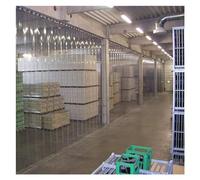 PVC Strip Door Curtain - Waterproof Warehouse & Garage Solution 165x220cm Easy Installation for Balcony & Partition Durable & Versatile Divider