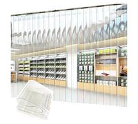 PVC Strip Door Curtain - Windproof Plastic Strips for Home, Warehouse, and Factories - Heavy-Duty Transparent Curtain for Pets and Vehicles - Easy to Install