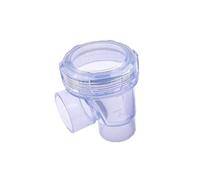 PVC Swing Check Valve Solvent Weld Pipe, PVC 50mm One-Way Check Valve for Home Kitchen Sewer and Garden Drain Water Pipe(Vertical Type)