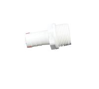 PVC Swing Check Valve Solvent Weld Pipe, PVC Pagoda Male Thread Reducer 1/2 Inch White Pack of 5-30 Pcs for Irrigation Aquarium(25mm-12mm,5Pcs)