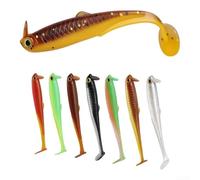 PVC T-Tail Soft Lure with Side-to-Side Motion and Built-in Tongue Plate for Controlled Retrieval Through Cover and Open Water (G)