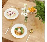 Pvc Table Protector Clear 145 x 310 cm Waterproof PVC Crystal Clear Plastic Table Cloth Protector Reusable for Indoor Outdoor Home Office Restaurant Garden Picnic, Transparent color