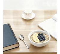 Pvc Table Protector Clear 165 x 230 cm Stain Resistant Transparent Plastic Cloth Washable for Worktop Kitchen Restaurant Party Events, Transparent color