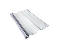 PVC Tablecloth Transparent Table Cloth 1.5mm 2mm Waterproof Oilproof Plastic Soft Glass Protector Cover for Dining Table(114 x 254 CM 1.5MM)