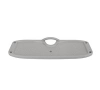 PVC Transom Plate Outboard Mounting Engine Bracket Lightweight Durable Marine Support Plate For Inflatable Boat Kayak Dinghy Yacht Fishing 29.8x9.2x2.2cm (Black) (Grey)
