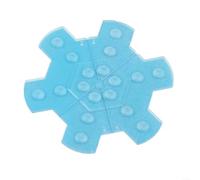 PVC Transparent Anti-Slip Ski Stickers for Single and Double For Skis Snowflake Patterned Mats Improving Safety and Boot Traction on Snow Slopes