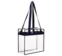 Pvc Transparent Bag Square Large Capacity Travel Storage Bag Portable Crossbody Handbag Summer Purses And Handbags (BU1, One Size)