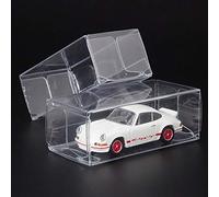 PVC Transparent Box Model Toy Car Exhibition Box, 25 PCS Toy Car Display Boxes, Vehicle Model Car Assemble Stand Organizer Box, 1/64 Scale Vehicle Model Car Display Case Organizer Box(25pcs)