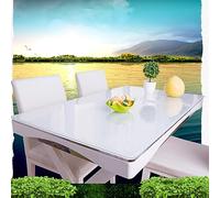 PVC Transparent Desk Protector Film 1.0mm Vinyl Mat for Offices Cutting Boards & Desktops 90 x 100 cm / 35 x 39 Inches AntiScratch Surface.