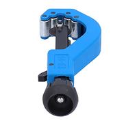 PVC Tube Cutter Quick Scissor Tool, Pipe Cutting Tool for Plastic PE PPR Copper Aluminum Stainless Steel Pipes, Adjustable Gear with Dual Rollers, Compact Handheld Design (The Cutting Knife is Big)