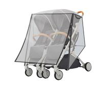 PVC Twin Baby Strollers Rain Sleeve 360 Degree Protections Guard Dustproof Protector Outdoor Strollers Protector View Sleeve