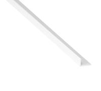 PVC Unequal Angle Trim, 15mm x 10mm, 90 Degree, White, 1 Metre