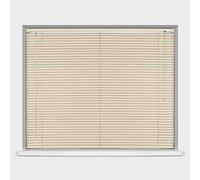 PVC Venetian Blind Blinds Easy Fit Curtains Trimmable Fittings Windows Treatment Shutters Twist Open Close (Ivory/Cream, 105x150)