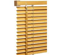 PVC Venetian Blind Blinds Easy Fit Curtains Trimmable Fittings Windows Treatment Shutters Twist Open Close Pay only 1 Flat shipping £3.99 for multiple buying (Teak, 105 W x 213 L)