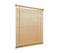 PVC Venetian Blind Blinds Easy Fit Curtains Trimmable Fittings Windows Treatment Shutters Twist Open Close (Natural, 45x150)
