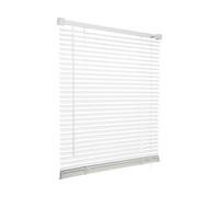 PVC Venetian Blind Blinds Easy Fit Curtains Trimmable Fittings Windows Treatment Shutters Twist Open Close White, 75x210 (Long Drop)