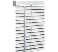 PVC Venetian Blind Blinds Easy Fit Curtains Trimmable Fittings Windows Treatment Shutters Twist Open Close (White, 90x150)