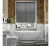 Pvc Venetian Blinds Easy Fit Trimmable Window Blinds 900mm X 2100mm Contrast Slate Grey For Home Office