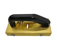 PVC Vinyl Flooring Welding Rolling Grooving Machine Hand Grooving Tool with 10pcs Blades and Grooves(Giallo)