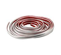 PVC Wall Decorative Strip 80mm x 16.4Ft Corner Seam Sticker Edge Protector for Home DIY Tile Decoration Waterproof Anti-Collision Trim(silver)