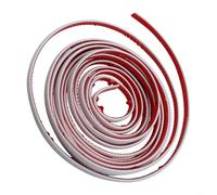 PVC Wall Decorative Strip 80mm x 16.4Ft Corner Seam Sticker Edge Protector for Home DIY Tile Decoration Waterproof Anti-Collision Trim(white)
