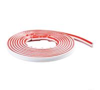 PVC Wall Edge Trim Strip 300cm Length for Indoor Decorative Applications Including Baseboard Repair Picture Frame Accent and Wall Fence (white)