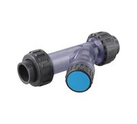 PVC Water Filter Y Shape 20-63mm Inline Strainer For Fish Tank Aquarium Pipeline System Garden Irrigation Industrial Water Treatment Equipment(inner dia 25mm)