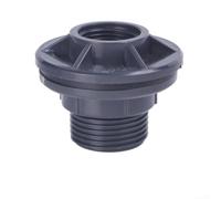 PVC Water Flow Control Adapter For Aquariums Swimming Pools Irrigation Systems Reef Tanks Fish Ponds Grey Fitting in Multiple Sizes Easy Installation(32mm)