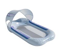 PVC Water Lounge Raft for Poolside Leisure | Inflatable Reclining Float with Supportive Perimeter, Family Warm Use