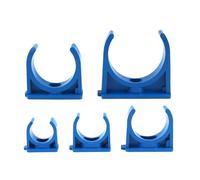 PVC Water Pipe Clamps Clips， brake pipe clips wat Pack Of 10 PVC Pipe Clamps For Water Support Garden Irrigation Blue Multiple Sizes(50mm)
