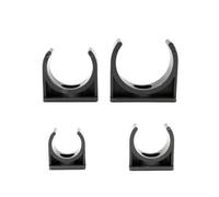 PVC Water Pipe Clamps Clips， Brake Pipe Clips wat Pack of 10 PVC Water Pipe Clamp for Garden Irrigation Multiple Sizes(20mm)