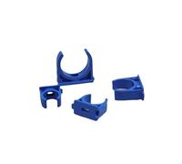 PVC Water Pipe Clamps Clips PVC Pipe Clamps Blue for Outer Diameter 20-50mm 5 pcs(Inner DIAMETER-40MM)