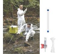 PVC Water Sample Collector, 0.25L/0.5L/1 L Liquid Sampler With Adjustable Valve & 10 M Rope, Water Sampler Kit For Pool/Wellhead/Reservoir, With Gravity Water Stopper Ball(Size:8 Pieces,Color:500ml)