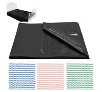 PVC Waterproof Bed Sheet, Waterproof, Stain Resistant, Oil Draining Adult Bed Sheet, Multifunctional Massage and Spa Bed Sheet, Suitable for Indoor Play By Adult Couples(Black 2×2.1m)