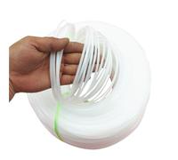 PVC Welding Wire， Plastic Welding Rods Welder Sticks PP Material Faceted TriangleGreyBottom Length:6mm(White)