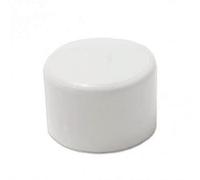 PVC White Metric Plumbing Fittings Pipe Tubing for Aquarium Fish Tank Pond Solvent Weld Plumbing (End Cap, 25mm)