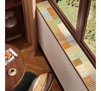 PVC Window Sill Mat with Anti-Slip Backing, Waterproof Leather Windows Ledge Cover Protector, Bedroom Living Room Window Liner Pad Guard - American Style(30x150cm)
