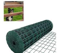 PVC Wire Fencing Net 0.9m x 10m Chicken Wire Mesh Rabbit Netting Cages Aviary Fence for Protecting Flowers Plants Vegetables Home Garden Supplies