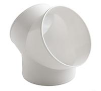 PVC Y Junction Duct Connector Supporting Parallel Air Extraction Paths In Range Hood And Fan Ventilation Systems(200mm)