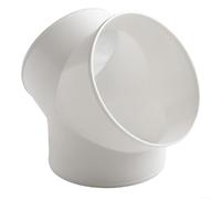 PVC Y Splitter Fitting for Diverting Airflow in Kitchen Exhaust Systems and Mechanical Ventilation Installations (200mm)