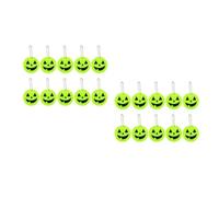 Pvc Yellow Reflective Pumpkin Pendant 20 Pcs for Night Riding Safety