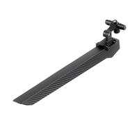 PVCFJYH Daily Wet Road Bike Mudguard for Cycling Trip | Clip on Rear Guard with Wide Panel Coverage and Black PP Construction
