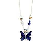 PVCFJYH Delicate Butterfly Pendant Necklace with Ethnic Inspired | Handcrafted Ethnic Detail Showcasing Intricate Pattern for Contemporary Fashion Daily Wear and Modern Wardrobe