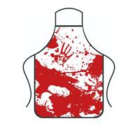PVCFJYH Horror Apron with Blood Splatter, Unisex Costume | Blood Splattered Cooking Apron for Halloween Festivities, Costume for Parties and Masquerade; Horror Clothing