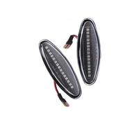 PVCUHWF Sequential Turn Signal Compatible With Jaguar For S-Type 1999 2000 2001 2002 2003-2007 For XK8/XKR 1996-2005 For XJ 2003-2006 2pcs Dynamic mudguard Side Marker Light