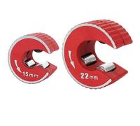 Pvczool 2PCS 15mm & 22mm Copper Pipe Cutter Mini Auto Pipe Tool Zinc Alloy Tube Cutter for Cutting Copper Aluminum Pipes
