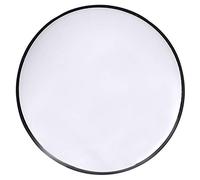 Pvczool 30Cm Wide Angle Security Road Mirror Curved for Indoor Burglar Outdoor Safurance Roadway Traffic Signal Convex Mirror(Black)