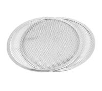 Pvczool Pizza Screen, Pizza Pan,Pizza Pan for Oven, Pizza Tray, 12 Inch Seamless-Rim Aluminum Non Stick Pizza Screen (2PCS)